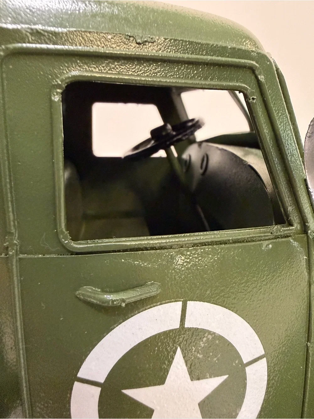The Peacekeeper Military Truck Camouflage Metal Decanter